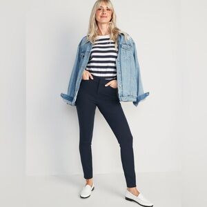 Old Navy Blue High-Rise Pixie Skinny Ankle Pants Women’s Size 18